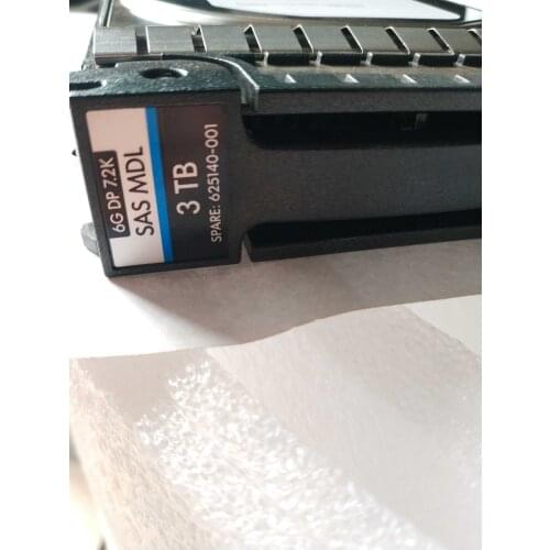 For HP 3T 7.2K 3.5 SAS 625031-B21 625140-001 server hard drive hard disk