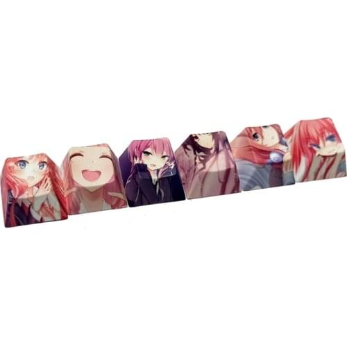 1PC Cherry Profile PBT Dye Sublimation Cherry Profile Keycaps for cherry MX Mechanical Keyboard Gaming Players R4 Height