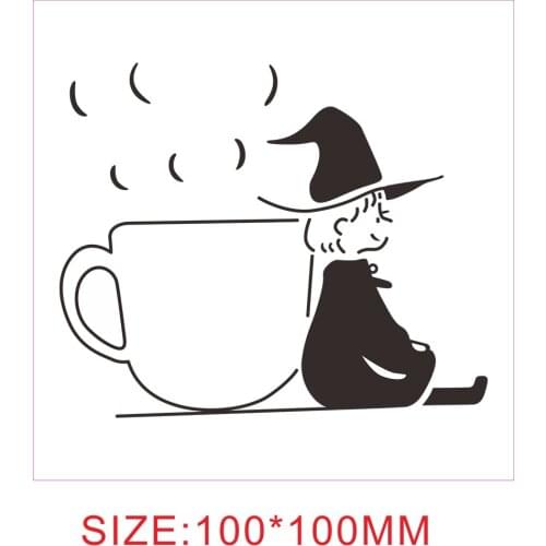 10*10 Cup Witch NEW 2019 Transparent Clear Stamps/Seal For DIY Scrapbooking Sweet Rubber Stamp Sentiment Photo Album Card Making