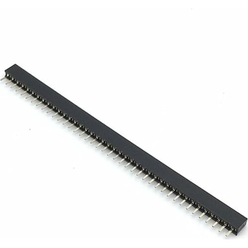 10pcs/lot 2.0mm pin header female 40 Pin 1x40 1*40 Female Single Row Pin Header Strip pin header
