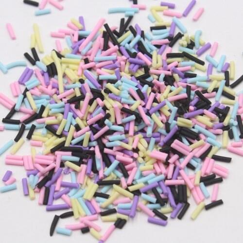 100g/Lot Polymer Clay Multiple Candy Sprinkles Soft Pottery for DIY Crafts Decoration Accessories