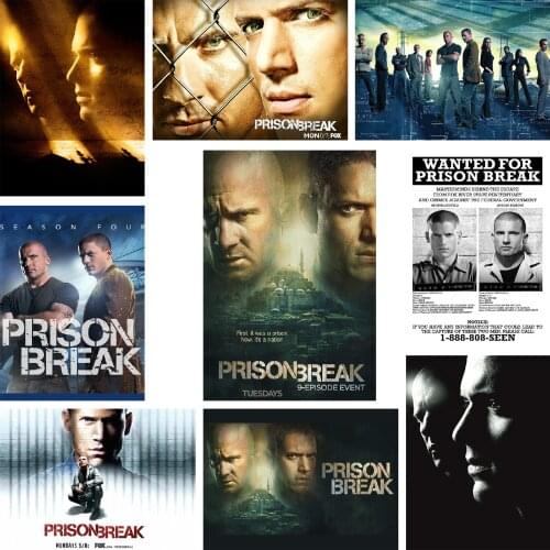 5D Diamond Art Painting Prison Break Movie Poster Full Diamond Embroidery Mosaic Cross stitch Home Decor