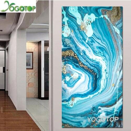 5d diamond painting Blue Wave Abstract large size painting Diy mosaic full drill diamond embroidery round rhinestones,YY2642