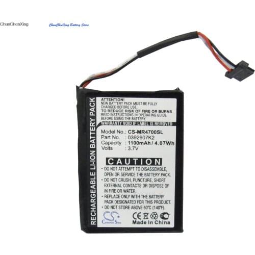 Cameron Sino 1100mAh Battery 0392607k2 for Magellan MA4700SGXUC, Maestro 4700
