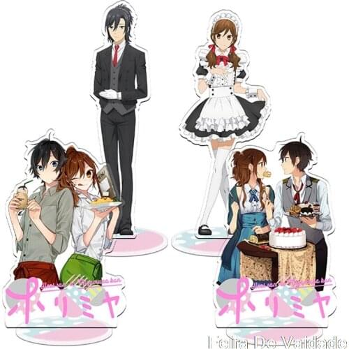 Anime Horimiya HORI-san To MIYAMURA-kun OVA Miyamura Izumi Hori Kyoko Acrylic Stand Figure Model Display Plate Desktop Decor Toy