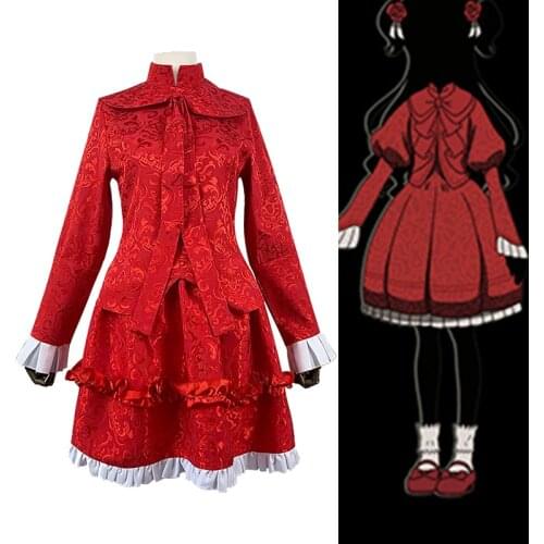 Anime Shadows House Cosplay Cosutmes Kate Red Princess Cute Red Uniform Dress Outfits Halloween Carnival Skirts Party Women Girl