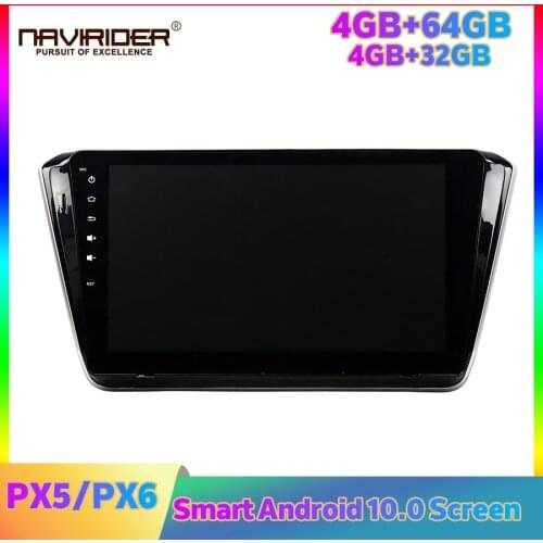 PX5 PX6 For Skoda Superb 2015 Full Touch Car Radio Stereo Android Carplay Head Unit Multimedia Recorder Player Navigation GPS