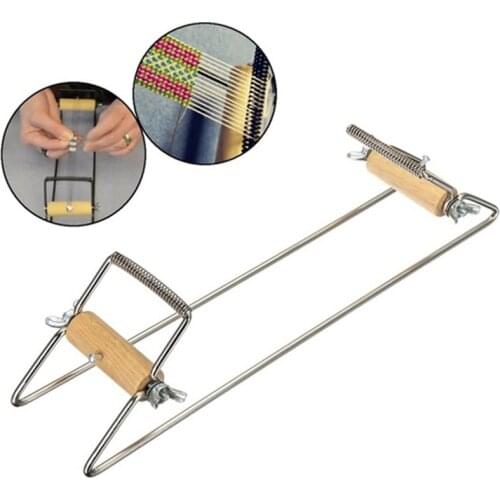 1pc Beads Loom DIY Metal Craft Belt Jewelry Bracelets Keychain Weaving Making Machine For DIY Jewelry Fitting