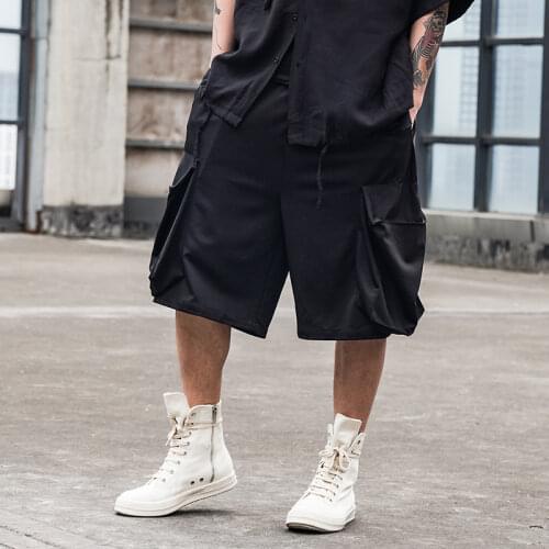 Men Summer Streetwear Hip Hop Multi-pocket Casual Cargo Pant Male Sports Pant Jogger Sweatpants