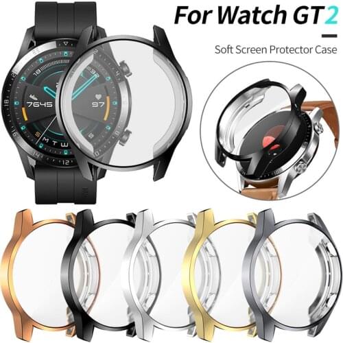TPU Case For Huawei Watch GT2 Pro 42mm 46mm GT2e Cover Full Coverage Screen Protector Shell Bumper Protection