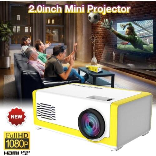 Childrens Mini Projector M1 PK YG300 Wireless Portable Entertainment Mobile Phone Home 2.0IN Full Color LED LCD Video Projector