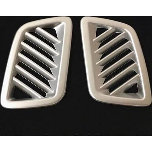 For HONDA CRV CR-V 2017 2018 ABS Chrome or ABS Carbon Fiber Paint Front Upper Air Conditioning Outlet Vent Cover Trim 2pcs