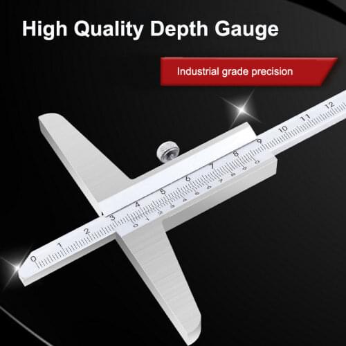 0-300MM Depth Gauge Mechanical Micrometer Measuring Instruments Metal Caliper Internal Accurate 0.02mm Woodworking Vernier
