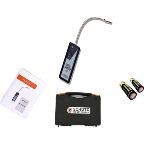 GPL300-Sniffing Visible Alarm for Gas Pipes Portable Gas Detector Methane/LPG/LNG Gas Leak Detector