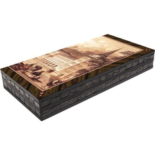 Kuleli School Turkey Backgammon Set First Quality MDF Family Board Games Gift For Birthday Black Friday Female Male Friend