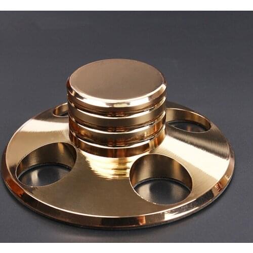 W-005 LP Record Metal Disc Stabilizer Weight Vinyl Record Turntable HiFi Shock absorption 280g 320g sliver gold