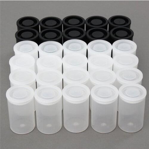 10Pcs Multifunction Empty Bottle 35mm Film Cans Canisters Containers Watercolor Paint Pigment Box Palette DIY Craft