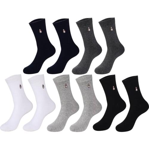 10 pairs of mens casual business sports socks and ankle socks breathable cotton sports socks dog head socks