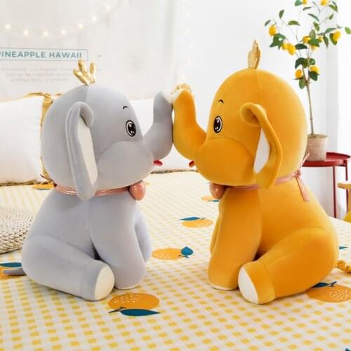 New Soft Elephant Plush Dolls Baby Toy Cartoon Plush Kids Toys Stuffed Animals Baby Plush Doll Infant Toys Children Gift