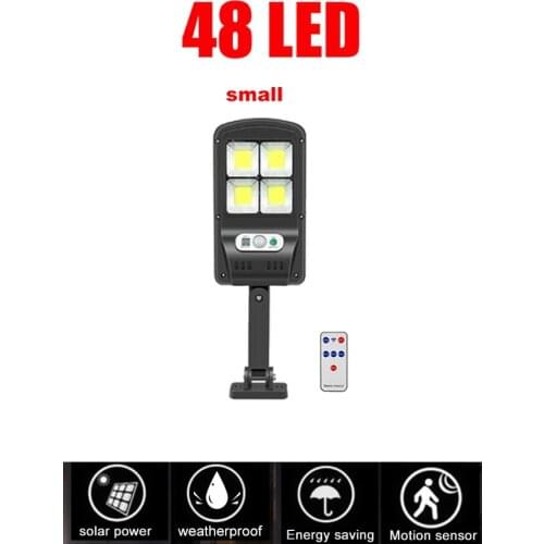 Tabular oblong 120COB LED Solar Wall Light Outdoor PIR Motion Sensor Waterproof Garden Solar Power lamp For Street Path yard gar