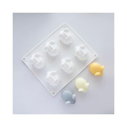 PRZY Silicone Mold Little Mouse Handmade The Year of The Rat Soap Molds Gypsum Chocolate Candle Molds Clay Resin Moulds