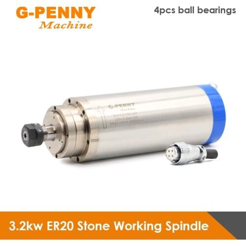 CNC 3.2kw ER20 Water cooled spindle Stone working 3.0kw updated water cooling spindle motor for CNC Router engraving machine