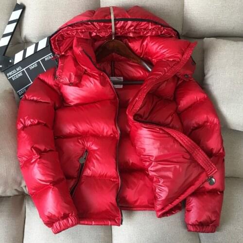 Duck White 90% Down Jacket Winter Coat Women Thick Short Bright Hooded Korean Overcoat Womens Jackets Warm Parka KJ726 's s