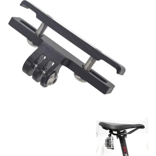Bicycle Saddle Rail Seat Lock Mount Stabilizer Aluminium Racing Saddle Mount Rail Seat Clamp For Gopro Hero 5 6 7 Hero4/3+/3