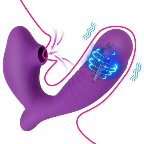 OLO Clit Sucker Vibrator Dildo Vibrator G Spot Massager Oral Tongue Sucking Clitoris Vagina Stimulator Sex Toys for Women