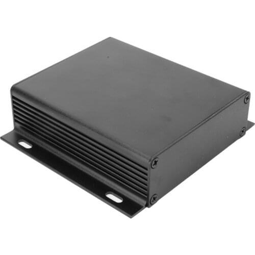 Sand Black Extruded Aluminum Enclosures Waterproof PCB Instrument Project Case Electronic DIY Junction Box 28x104x95mm