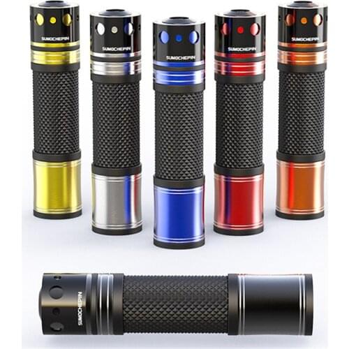 High Quality Motorcycle Handles Throttle Grip Aluminium Alloy and Rubber Retrofitting Accessories Antiskid Design 22mm Universal