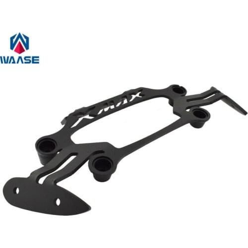 Waase Motorcycle Modified Mirrors Stand Holder Mobile Phone Bracket GPS Plate Bracket For Yamaha X-MAX250 XMAX250 2017 2018 2019