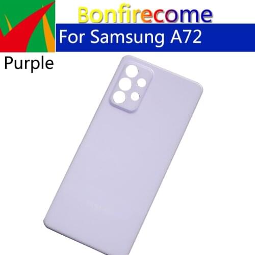 10Pcs\Lot For Samsung Galaxy A72 A725 A725F Back Cover Battery Case Rear Door Housing Cover Replacement