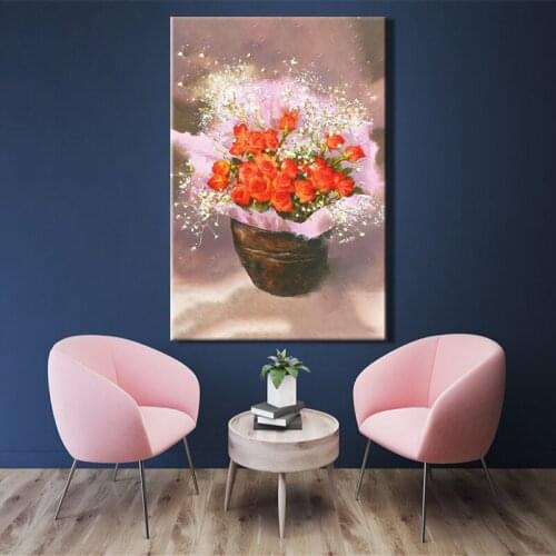 Painting by numbers flower Graceful beautiful Handmade Artwork characteristic Personalized Customization