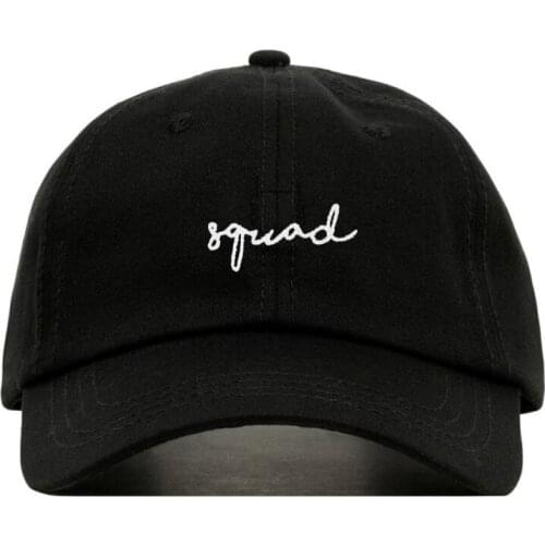 100% cotton bride and bride squad baseball cap letter embroidery snapback hat adjustable bridemaid dad hats drop shipping