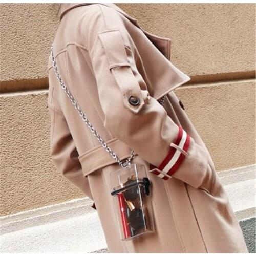 Acrylic Transparent Box Clutch Bag PVC Hand Bag Women Party Banquet Evening Bag Mini Chain Shoulder Bag Purses Wallet