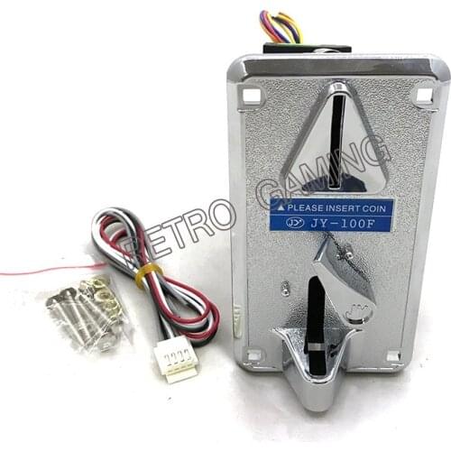 Free shipping CPU Comparable Coin Acceptor Coin mech for Arcade game machine and Vending machine single coin or token selecter