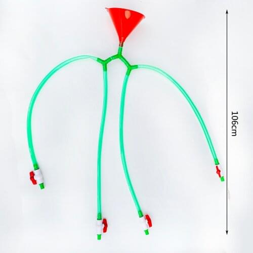 Free shipping 106 cm Four Person Beer Bong - College Party Drinking Game - Tailgate Beer Bongs - Spring Break - Bachelor Parties