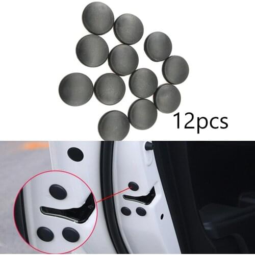12pcs Car Door Lock Screw Protector Cover Interior Accessories for Hyundai ix35 iX45 iX25 i20 i30 Sonata,Verna,Solaris,Elantra