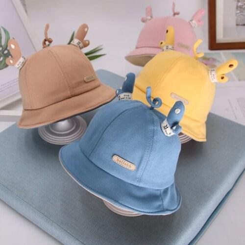 1-3 Years Baby Hat Summer Basin Cap Shade Sunscreen Sun Hat Boy and Girl Fisherman Hat