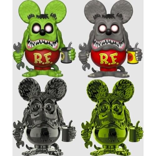 Funko pop Rat Fink #15 Exclusive Action Figure Toys Collection Dolls Gifts for Children Tales of the Rat Fink Action Model Toys