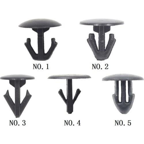 50Pcs Automotive Sealing Nail Retainer Car Weatherstrip Door Seal Sill Sealing Strip Fastener Clips Rivet