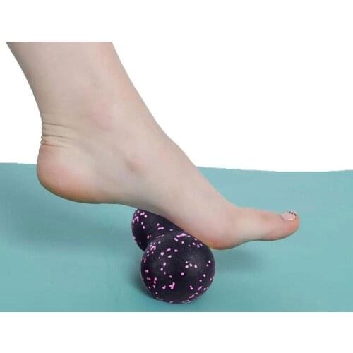 Fitness Massage Ball EVA Peanut Dual Ball Yoga Fitness Roller Muscle Fascia Relax Body Foot Massage Fitness Ball