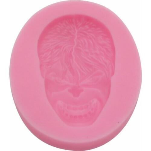 Handmade soap mold human head silicone cake mold 15-375