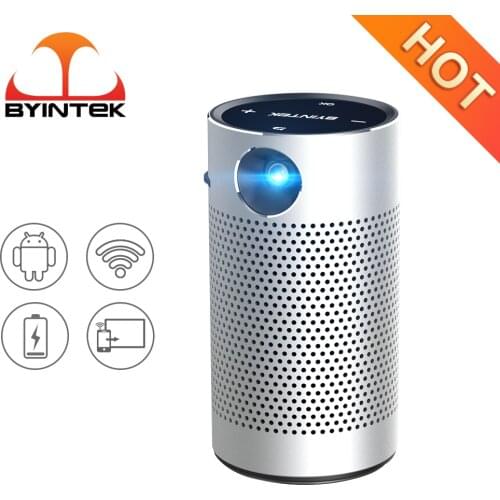 BYINTEK P7 Pocket Smart Wifi Display Android 1080p 4K Mini Cinema Video LED Pico DLP Projector Beamer Proyecto