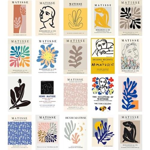 French Henri Matisse Girl Canvas Painting Retro Posters and Prints Wall Art Print Mural Pictures Living Room Home Decor Cuadros