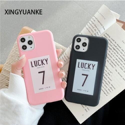 Fashion Letter 7 Back Cover For Huawei P30 P20 P40 Honor 20 10 Lite Pro 8A 8S 10i 20i Y6 Y5 P Smart 2019 Z Soft Silicone Case