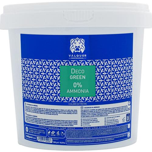 Valquer professional Decogreen. Hair discoloration without ammonia 1000 G
