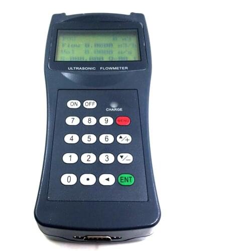 Portable ultrasonic flowmeter water digital flow meter sensor counter indicator flow device caudalimetro DN15-100mm DN50-700mm