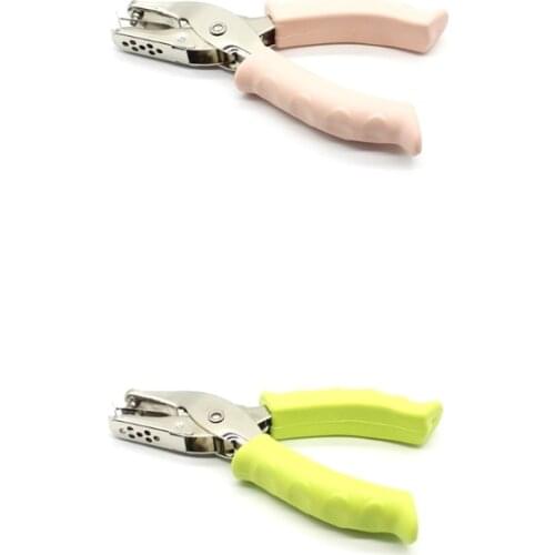 3mm/6mm Leather Handle Metal Hand-Held Hole Punch Gift for DIY Work Friends and Family for Tags Clothing Ticket wholesales